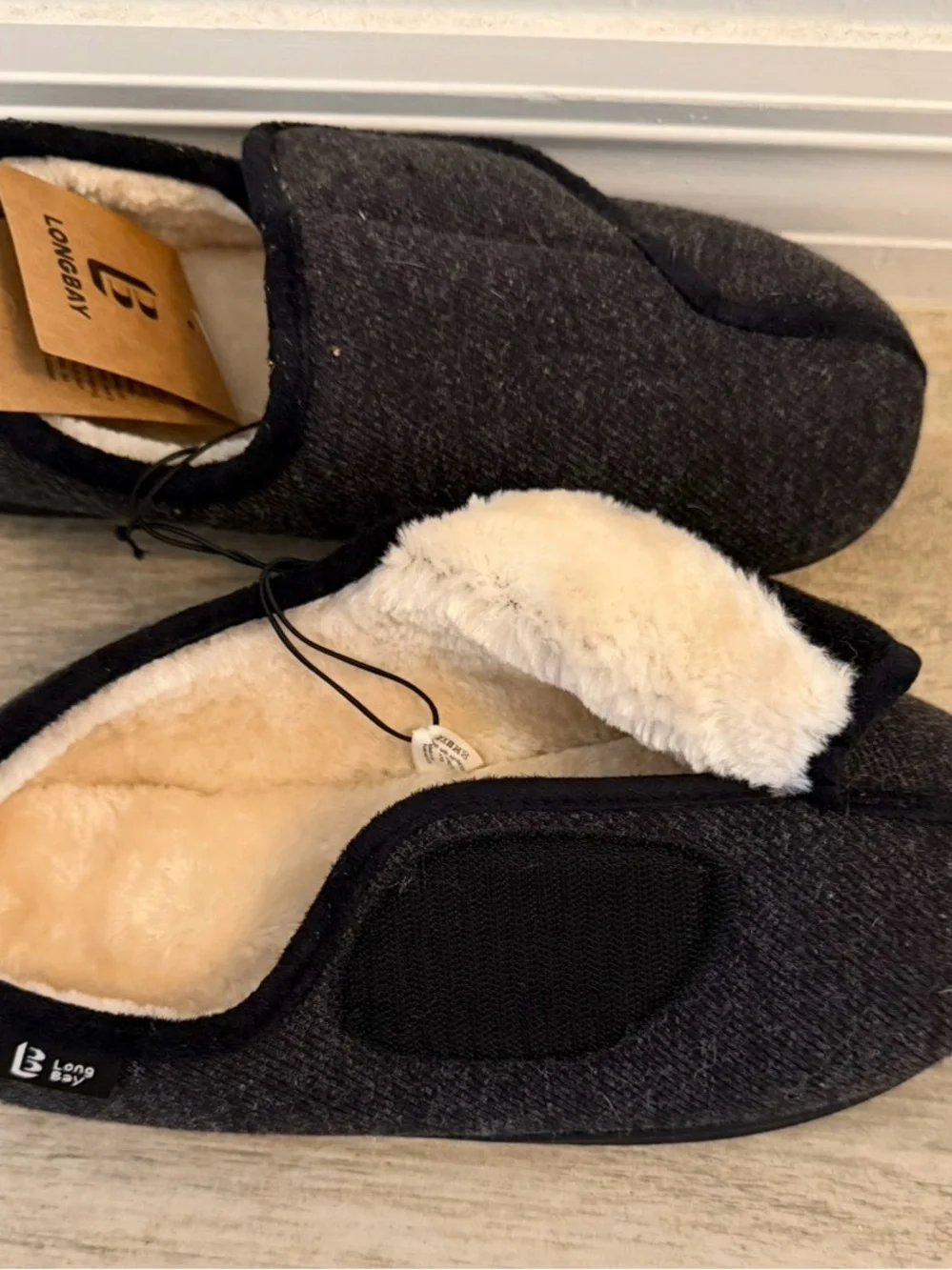 Black Slip-On Comfort Shoes